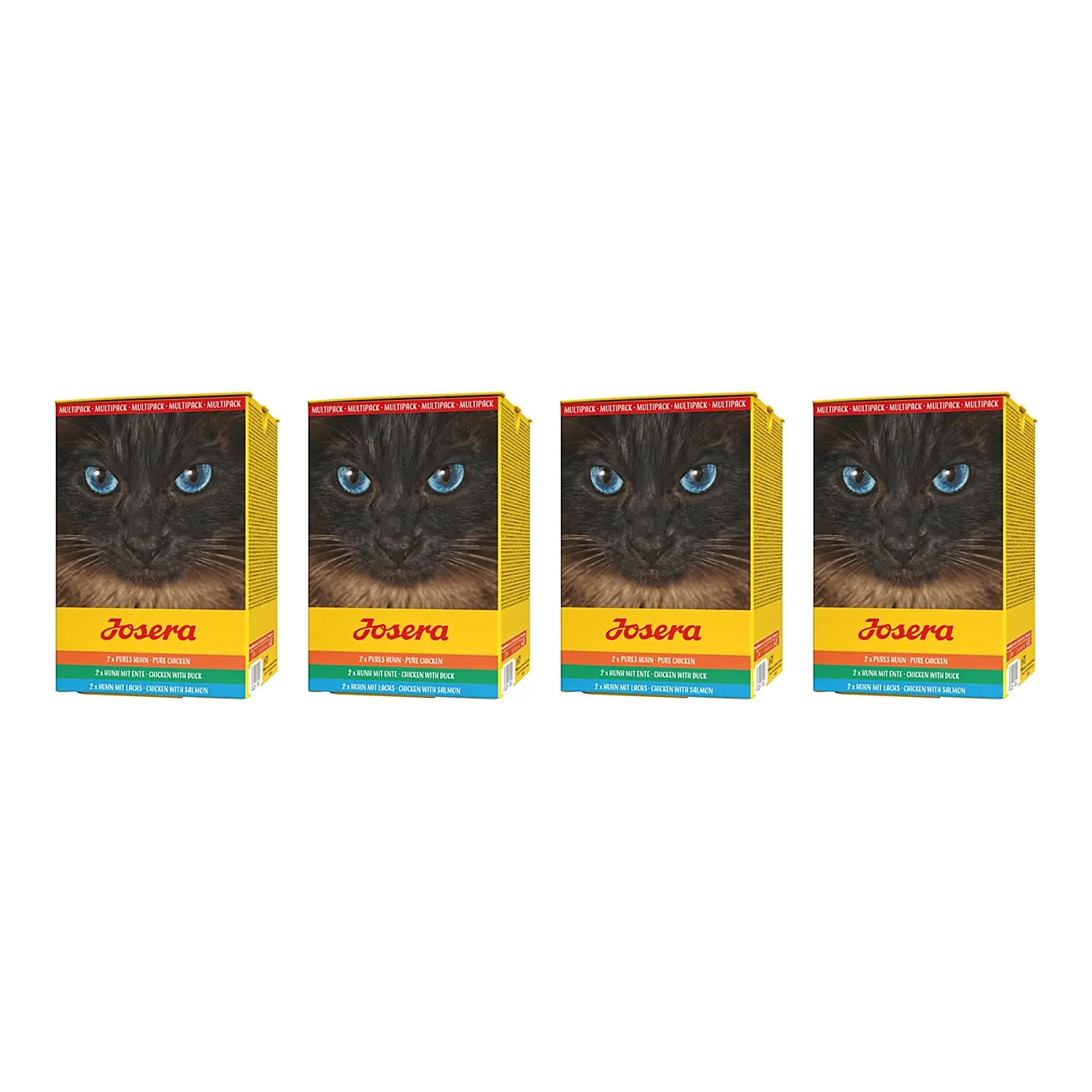 Josera kattenvoer Multipack Filet 6 x 70 g – 4 stuks, graanvrij natvoer (multipack) - Afbeelding 1