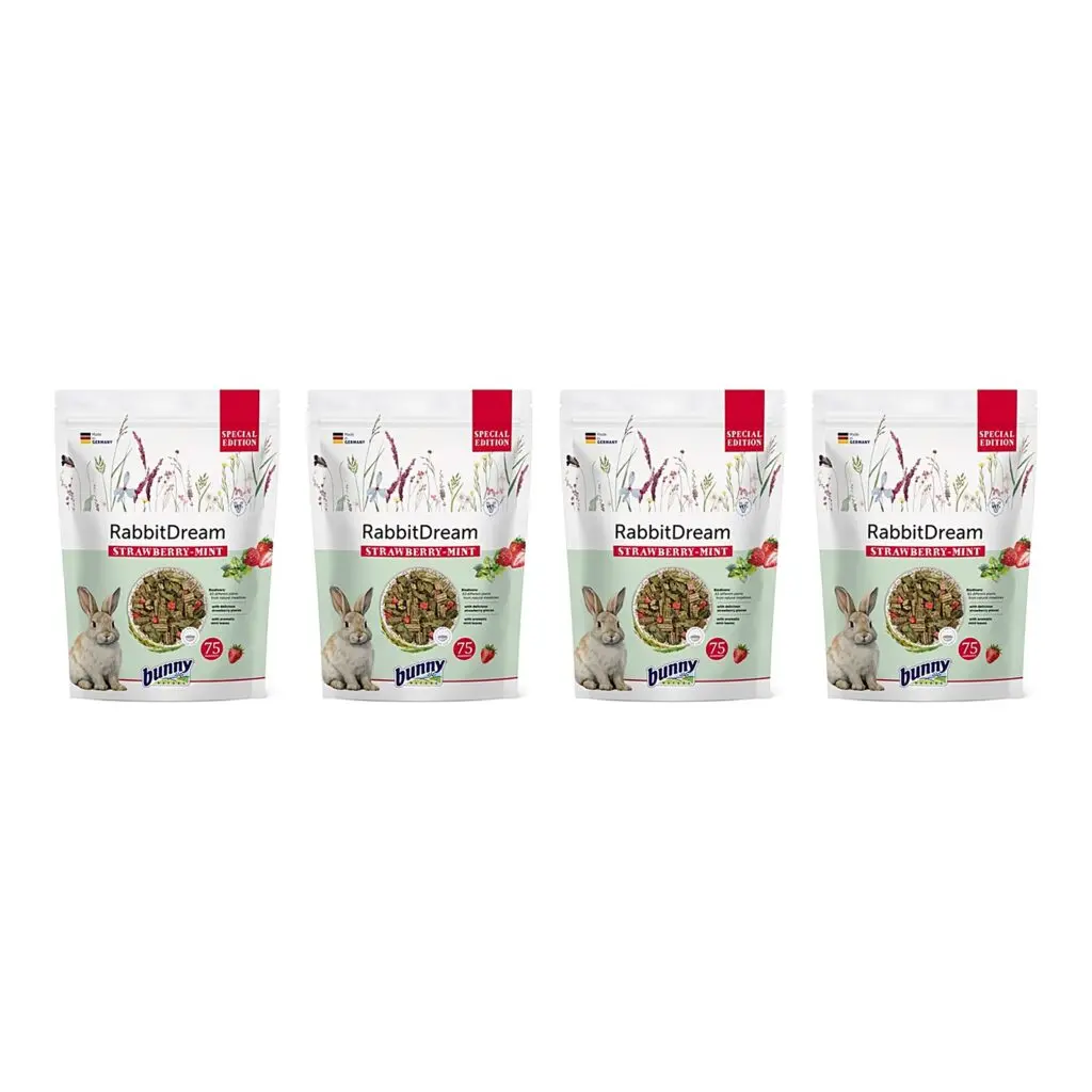 Bunny Nature Konijnendroom Special Edition Strawberry/Mint 1,5 kg – 4 stuks (multipack)