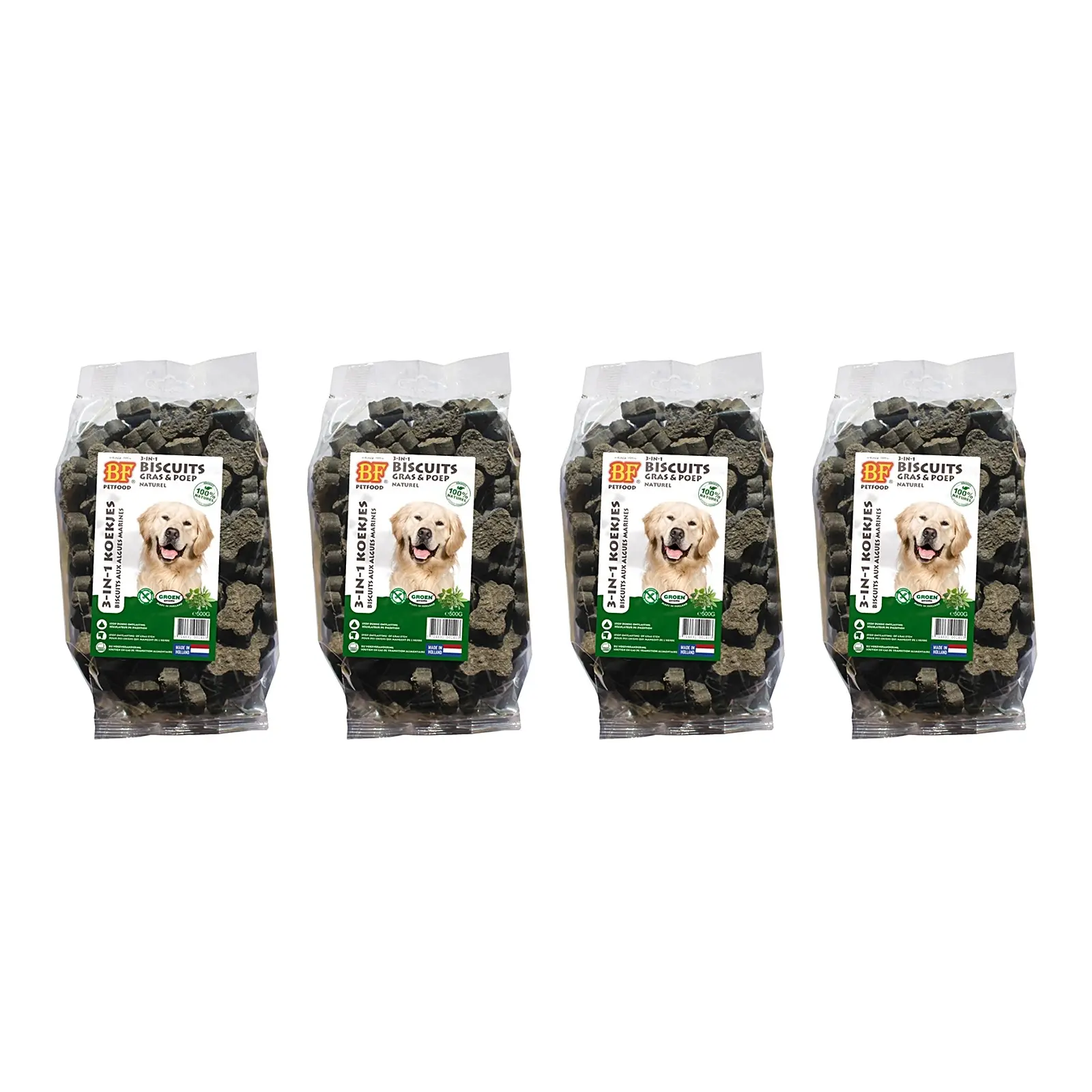 BF Petfood 3-in-1 hondenmineralenkoekjes 500 g – multipack 4 stuks - Afbeelding 1