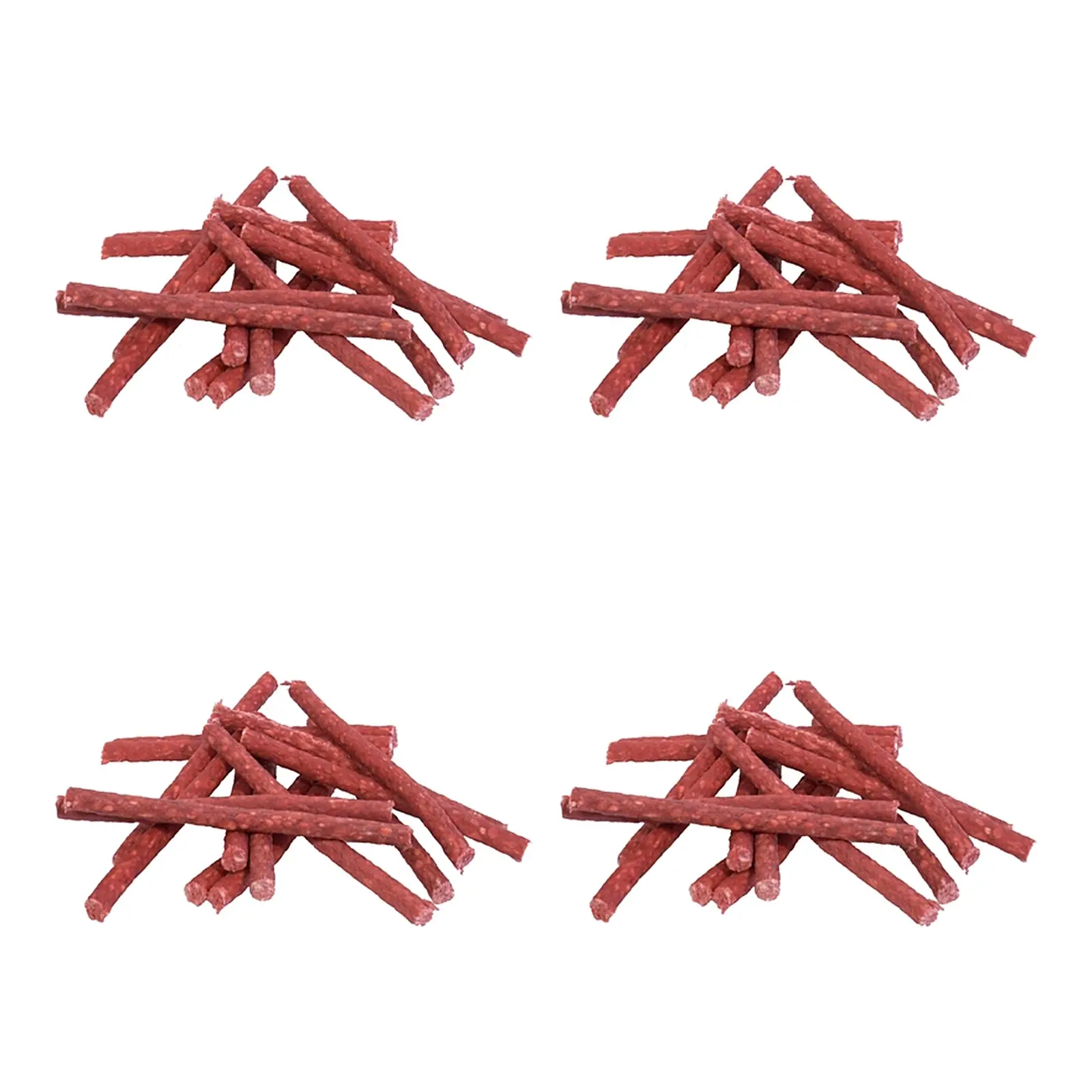 Petsnack kauwsnack Munchy rood 12,5 cm – multipack 4 x 100 stuks - Afbeelding 1
