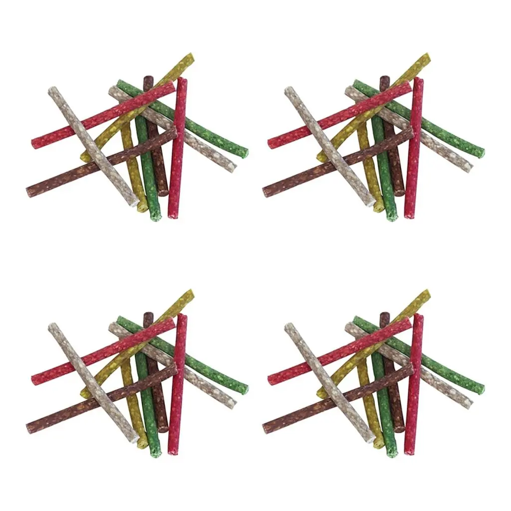 Petsnack Munchy Mix 12,5 cm buffelhuid – multipack 4 x 100 stuks