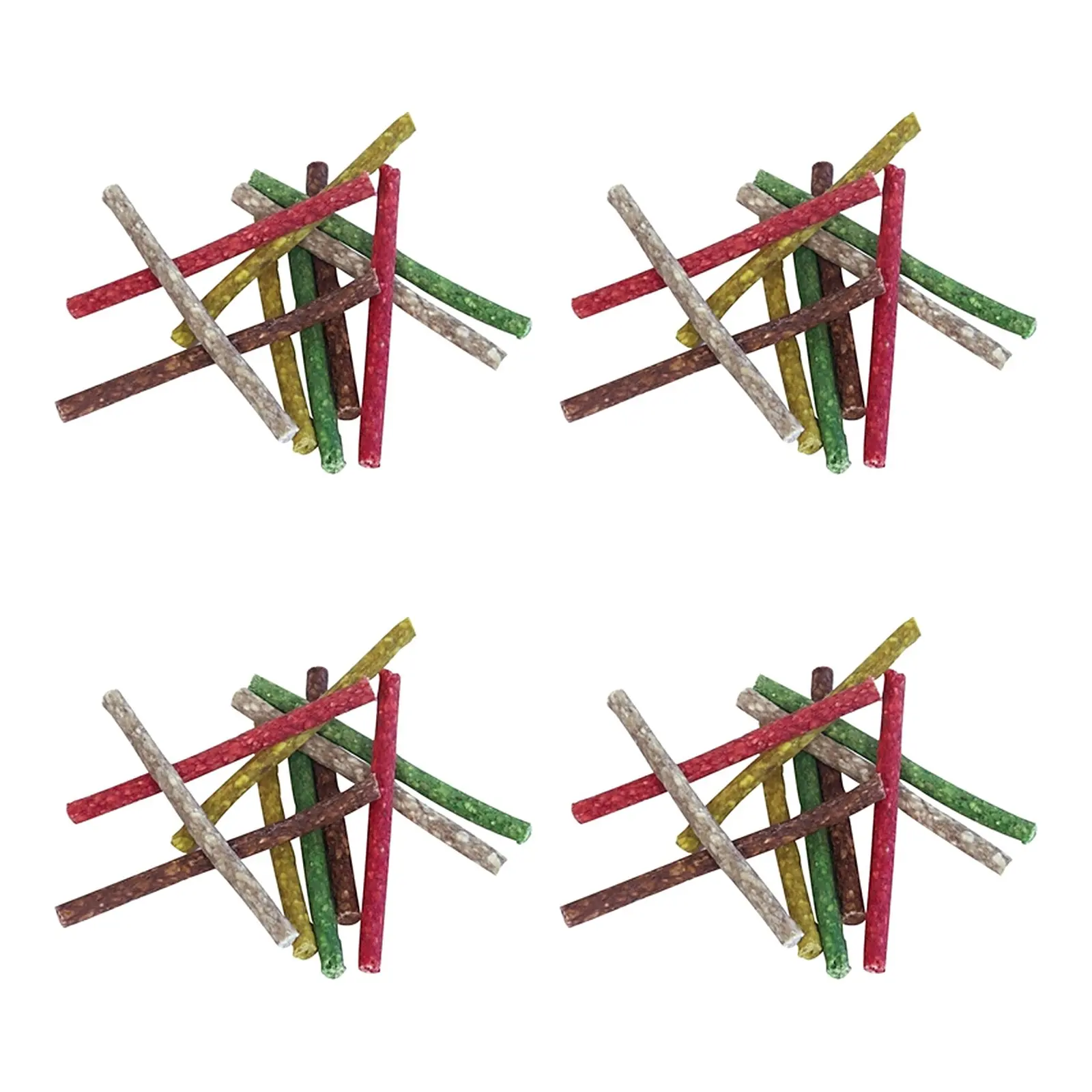 Petsnack Munchy Mix 12,5 cm buffelhuid – multipack 4 x 100 stuks - Afbeelding 1