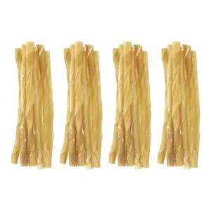 Kauwstaafjes Hond Buffelhuid - Petsnack Twisted Stick 12,5 cm - 4 x 100 stuks - Voordeelverpakking - Afbeelding 1