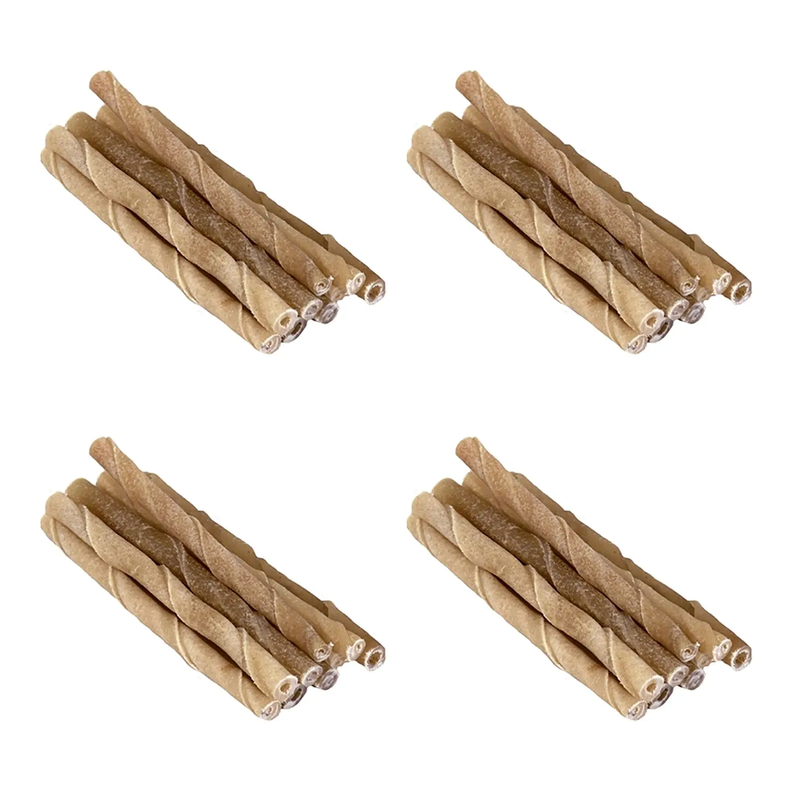 Petsnack buffelhuid twisted stick 12,5 cm – multipack 4 x 50 stuks - Afbeelding 1