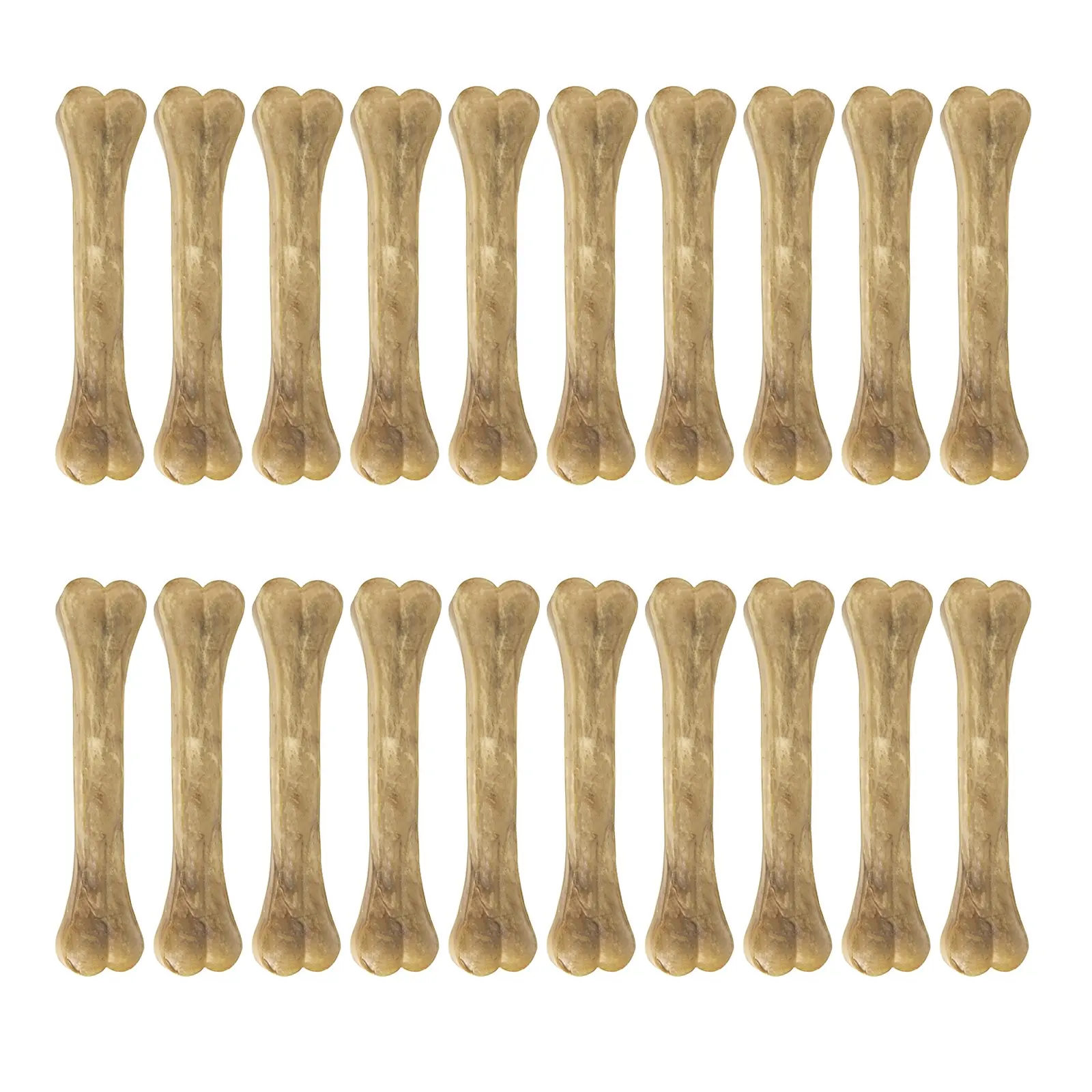 Kauwbotten Hond Buffelhuid - Petsnack Geperst Bot 20 cm - 4 x 5 stuks - Voordeelverpakking - Afbeelding 1