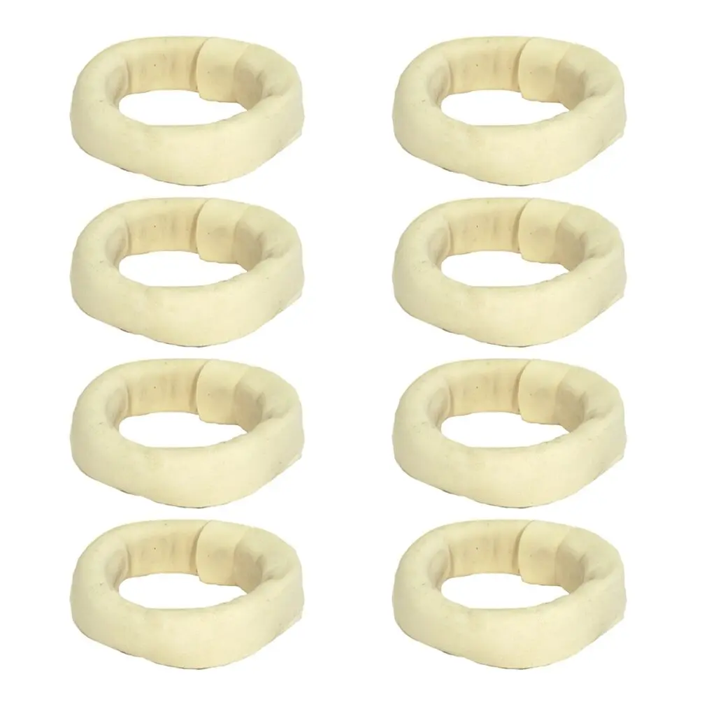 Petsnack kauwsnack ring wit 6 inch 220 g – multipack 4 x 2 stuks