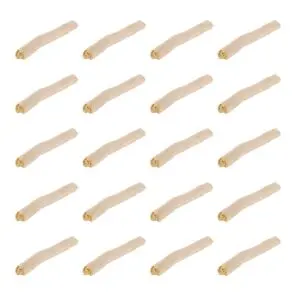 Kauwstaaf Hond Buffelhuid - Petsnack Rol Wit 5 inch (12,5 cm) - 4 x 10 stuks - Voordeelverpakking - Afbeelding 1