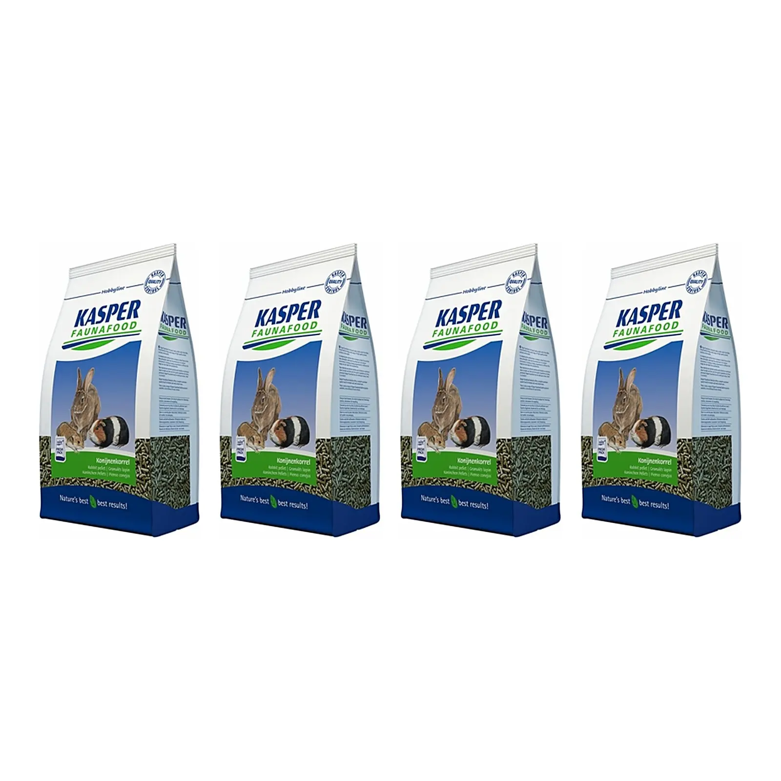 Kasper Faunafood Hobbyline konijnenkorrel 4 kg – multipack 4 stuks - Afbeelding 1