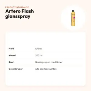 Artero Flash glansspray en conditioner 300 ml – niet-vettig – productinformatie