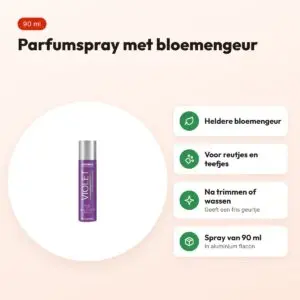 Artero Violet parfumspray 90 ml – bloemengeur voor honden – voordelen