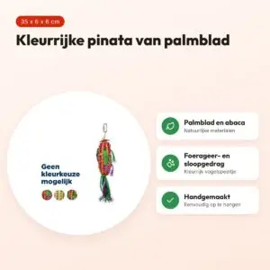 Back Zoo Nature vogelspeeltje Melon Pinata 35 x 6 x 6 cm – voordelen
