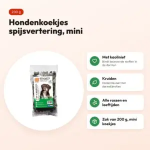 BF Petfood 3 in 1 hondenmineralenkoekjes mini kruiden 200 g – voordelen