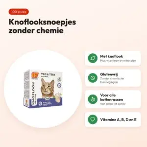 BF Petfood kattensnoepjes knoflook naturel 100 stuks – glutenvrij – voordelen