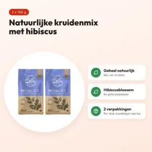 Bunny Nature Botanicals Midi Mix hibiscusbloesem 150 g – multipack 2 stuks – voordelen
