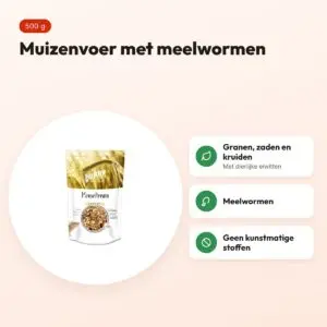 Bunny Nature Muizendroom Expert 500 g – muizenvoer – voordelen
