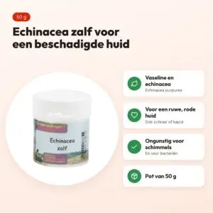 Dierendrogist echinacea zalf 50 g – op basis van vaseline – voordelen