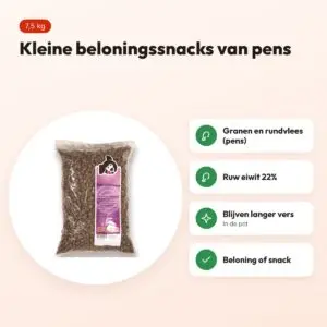 Dogstar penstrainers 7,5 kg – kleine beloningssnacks van pens – voordelen