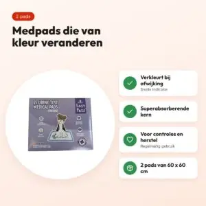 EasyPets Medpads 2-pack 60 x 60 cm – absorberende pads voor honden – voordelen