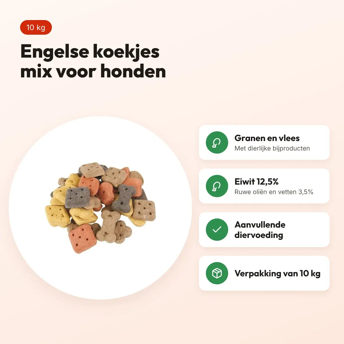 Excellent Engelse koekjes mix 10 kg – hondenkoekjes – voordelen