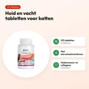Henart Pro Life Science huid en vacht kat – 125 tabletten – voordelen
