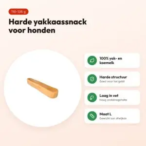 Henart yakkaas hondensnack L 110-135 g – harde snack – voordelen