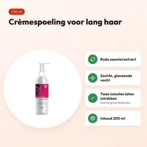 Hery crèmespoeling lang haar 200 ml – met rode zeewierextract – voordelen