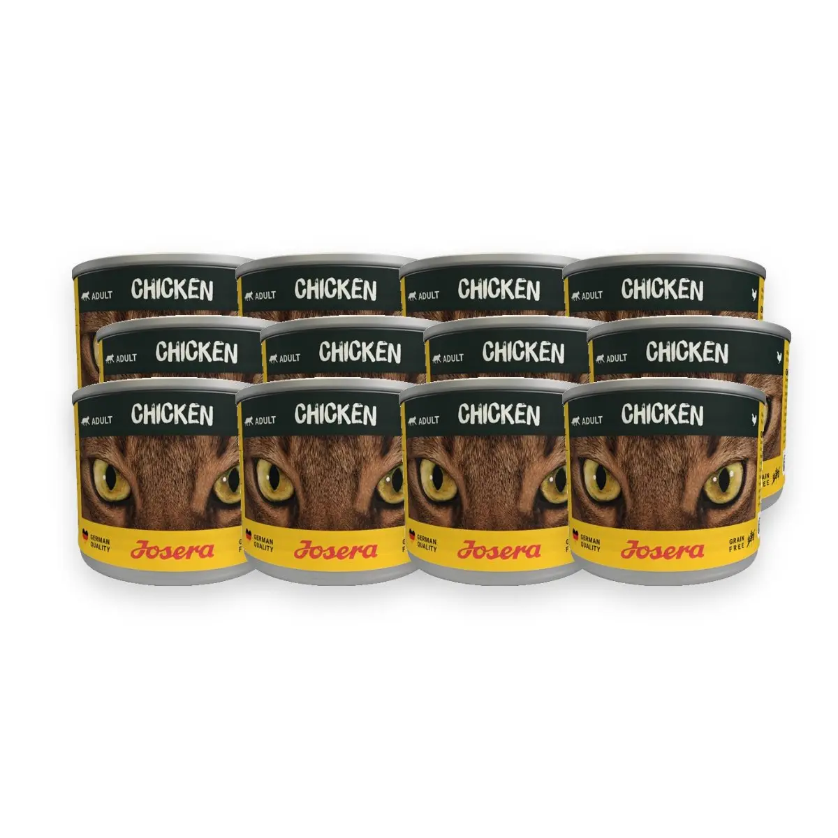Josera kattenvoer Chicken Cat Wet 12 x 85 g – graanvrij, 70% kip – verpakking