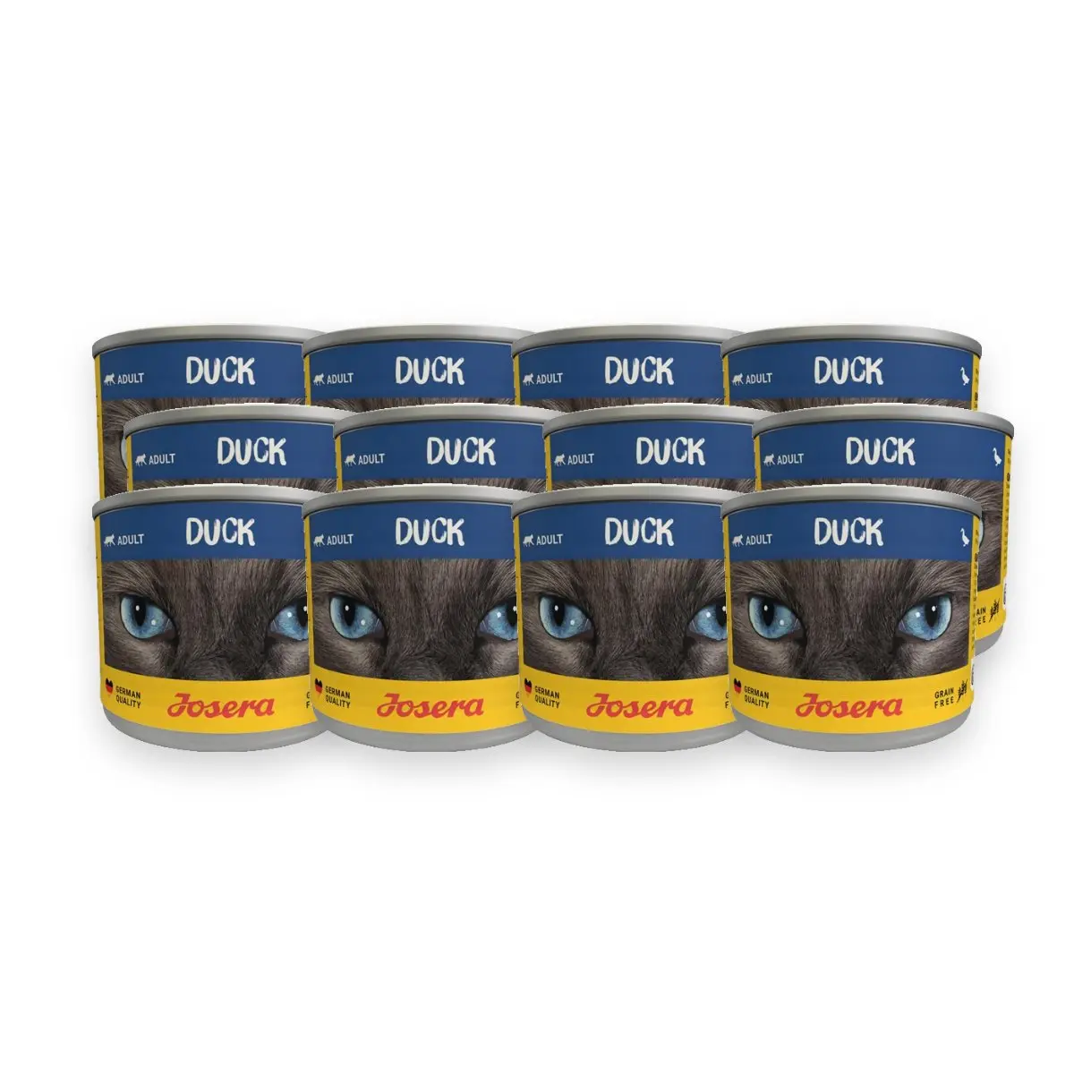 Josera kattenvoer Duck Cat Wet 12 x 85 g – graanvrij met eend – verpakking
