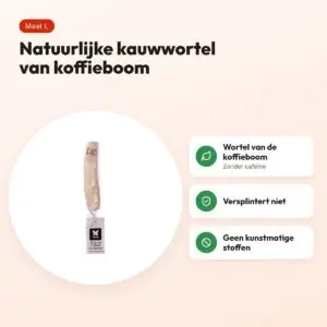 Martin kauwwortel koffiehout L – natuurlijke kauwwortel voor honden – voordelen