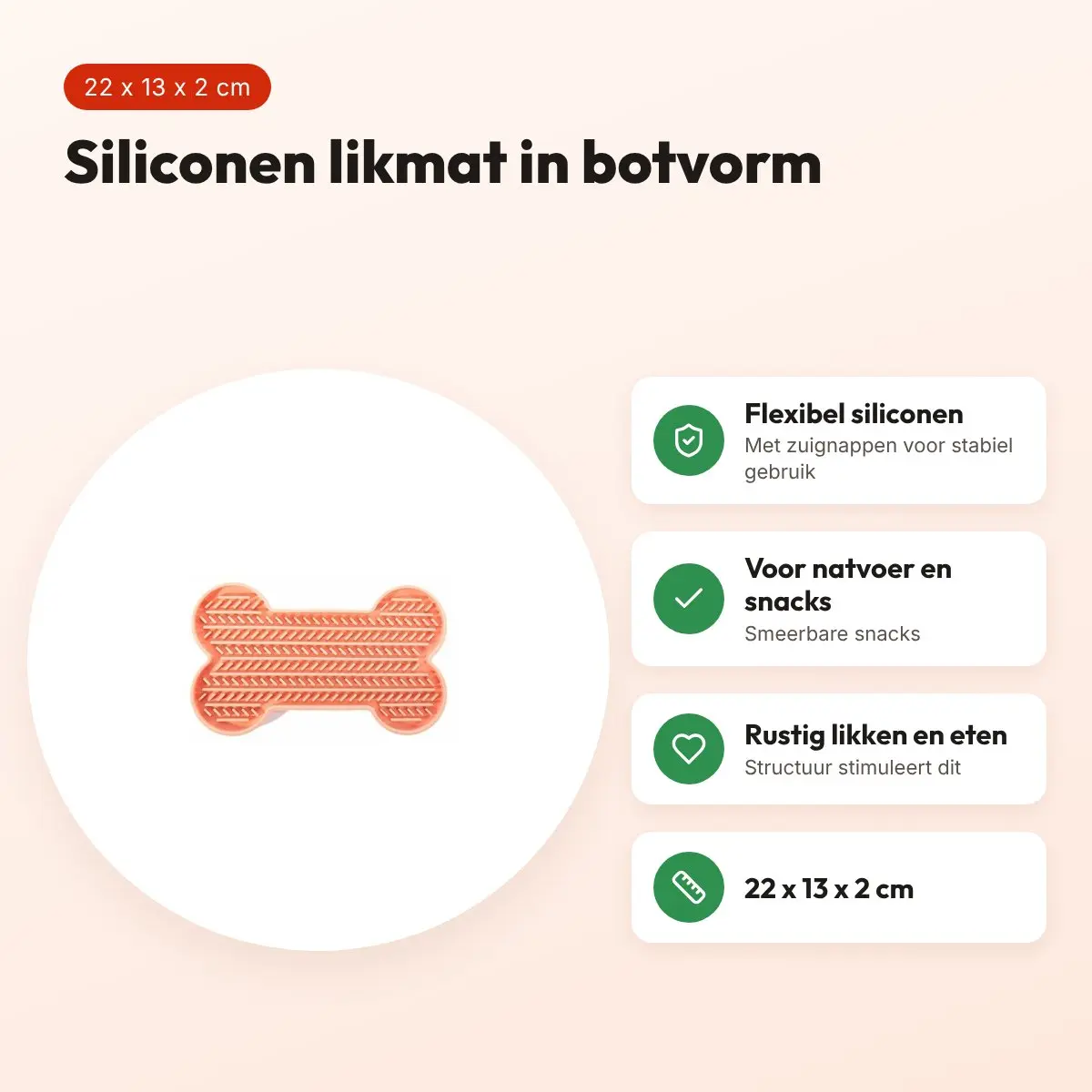 Martin likmat bot Roze 22 x 13 x 2 cm – siliconen, met zuignappen – voordelen