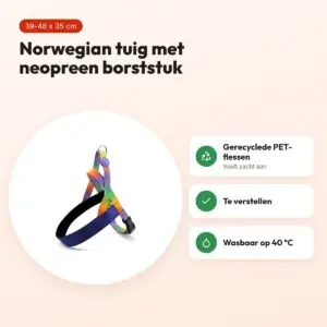 Morso hondentuig Norwegian Spring Blossom 39-48 x 35 cm – voordelen