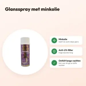 Mr Groom Show Groom glansspray met minkolie – UV-bescherming – voordelen