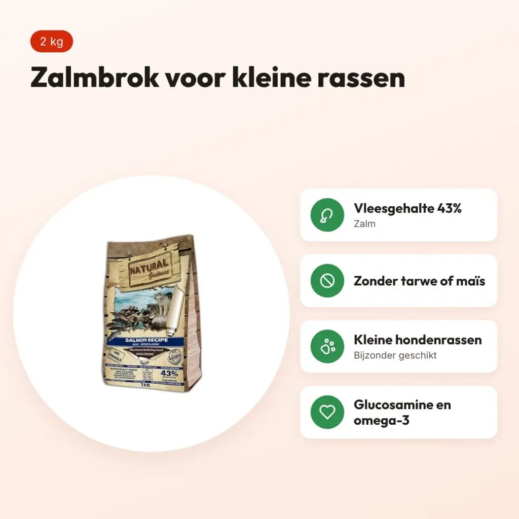 Natural Greatness hondenvoer Salmon Sensitive zalm 2 kg – voordelen