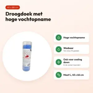 Pet-Towel hondendroogdoek L 45 x 66 cm – hoge vochtopname – voordelen