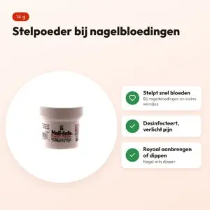 PPP Nail Safe stelpoeder 14 g – bij nagelbloedingen en kleine wondjes – voordelen
