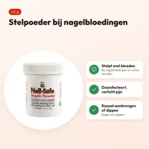 PPP Nail Safe stelpoeder 42 g – bij nagelbloedingen en kleine wondjes – voordelen
