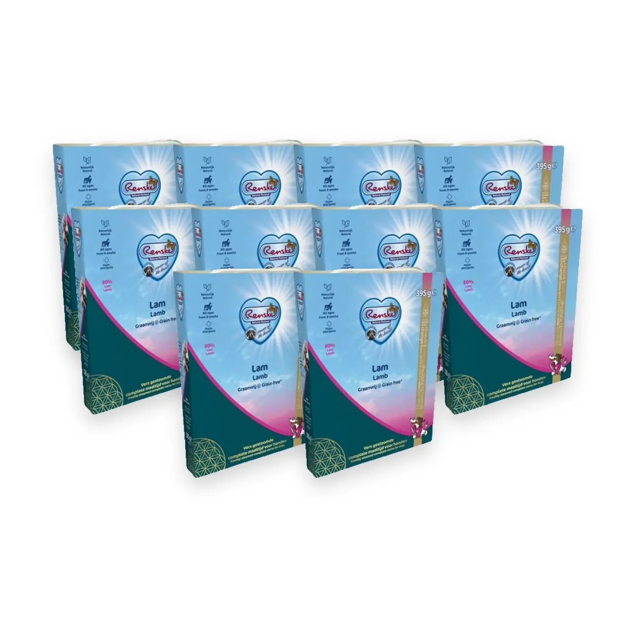 Renske hondenvoer vers vlees lam 10 x 395 g – graanvrij