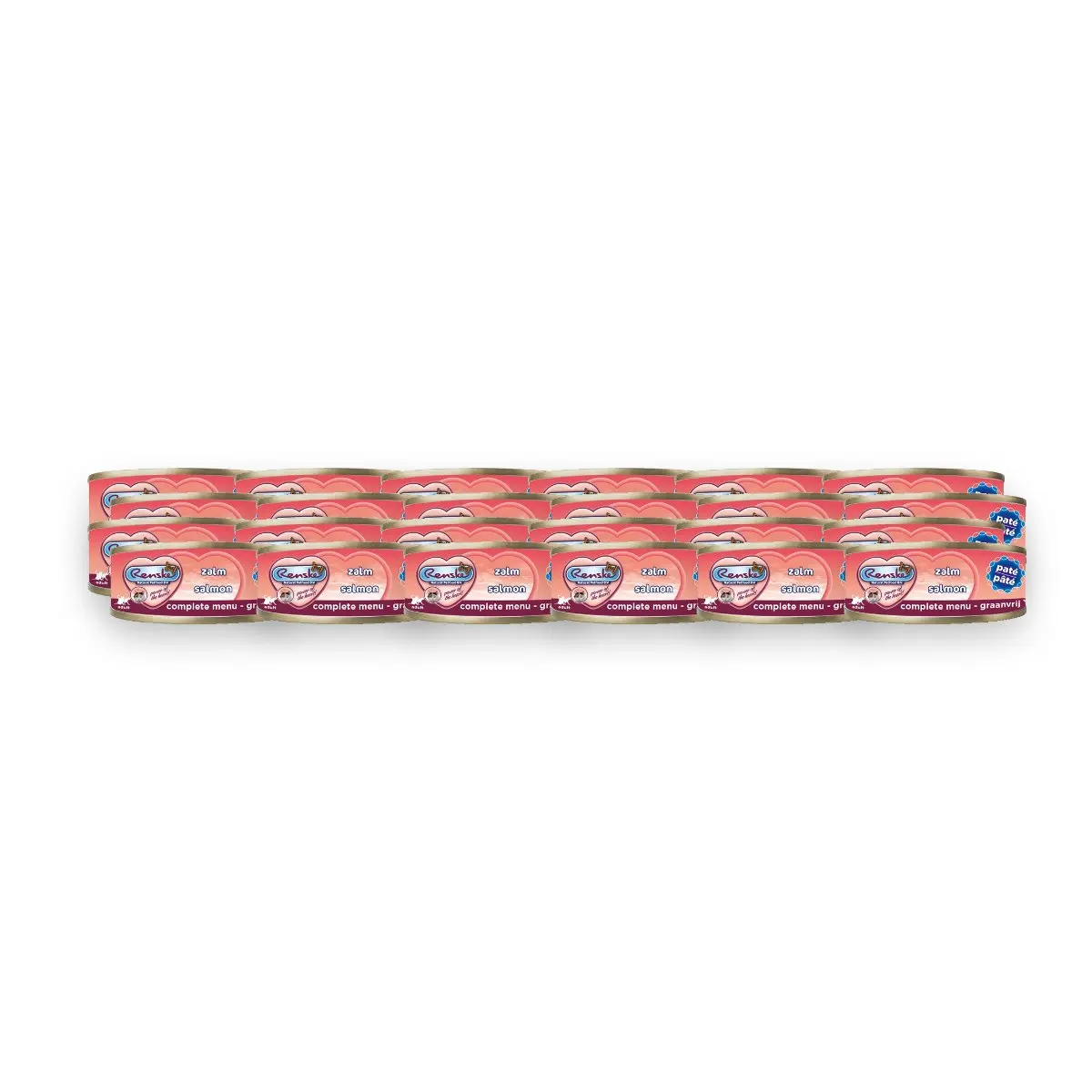 Renske kattenvoer paté zalm 24 x 70 g – graanvrij