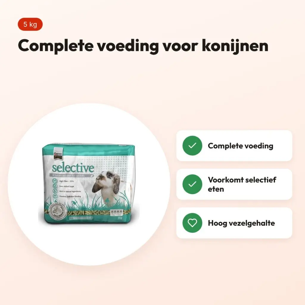 Supreme Science Selective konijnenvoer 5 kg – voordelen
