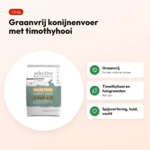 Supreme Science Selective konijnenvoer graanvrij 1,5 kg – voordelen