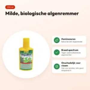 Tetra Aqua Algumin algenremmer 250 ml – mild en biologisch – voordelen