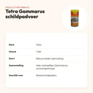 Tetra Gammarus schildpadvoer 1 l – gedroogde vlokreeftjes – productinformatie