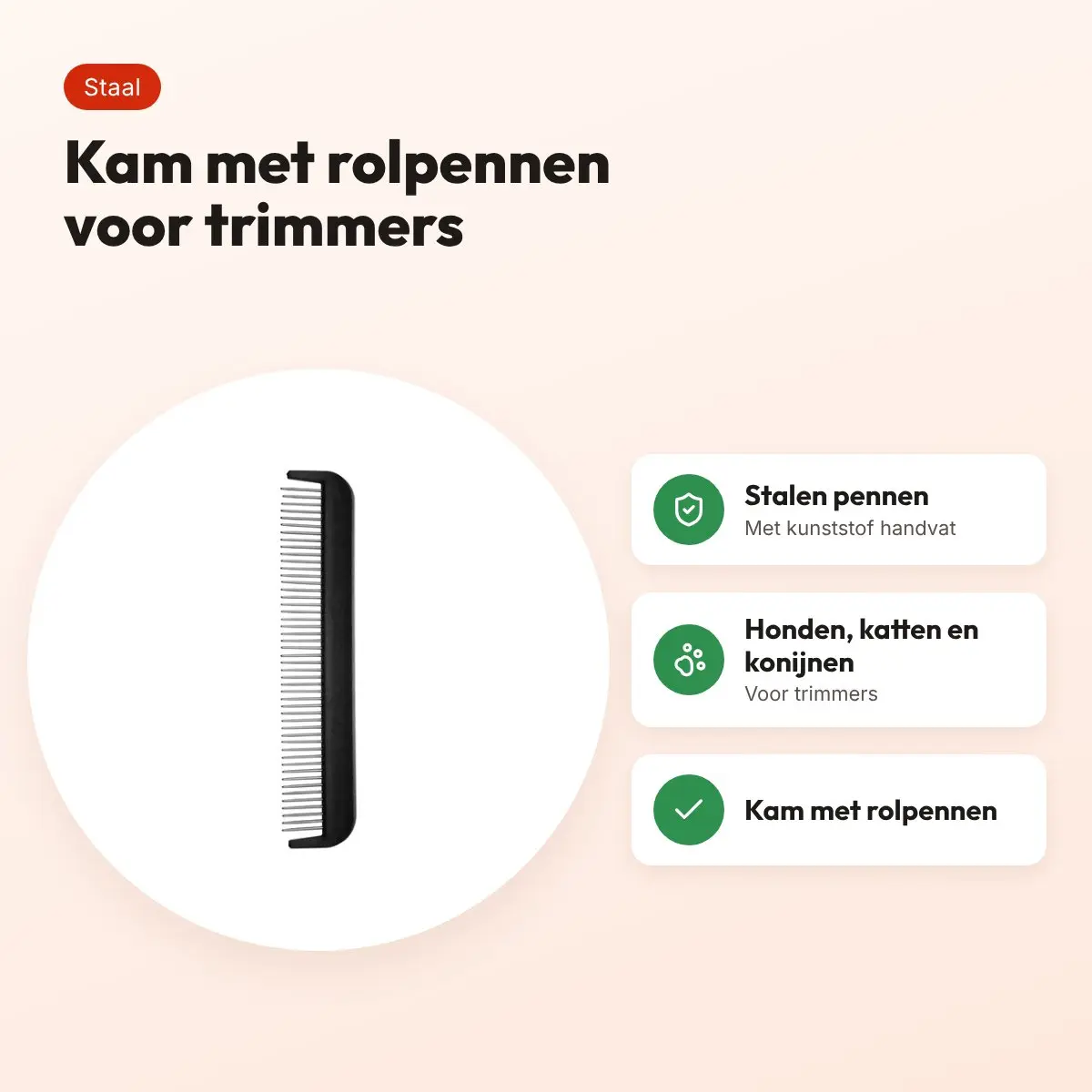 Tools-2-Groom kam met rolpennen – stalen pennen – voordelen