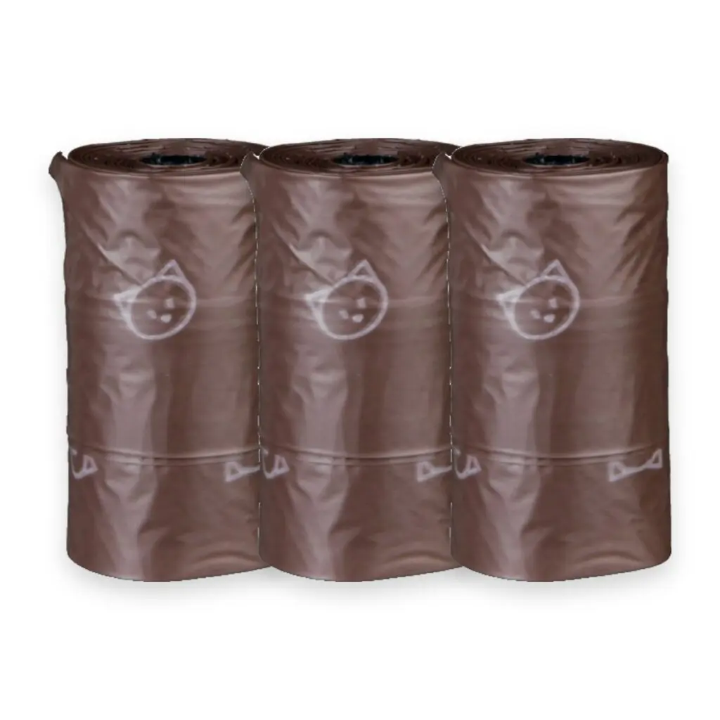 Trixie biologisch afbreekbare kattenbakzakjes met motief 3 x 10 stuks