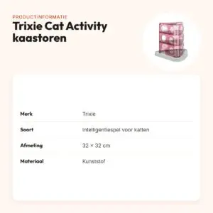 Trixie Cat Activity kaastoren 32 x 32 cm – slipvast kunststof – productinformatie