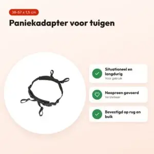 Trixie paniekadapter Stay voor tuigen zwart S-M 38-57 cm – voordelen