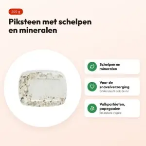 Trixie piksteen met schelpen, mineralen en mosselen 200 g – voor vogels – voordelen