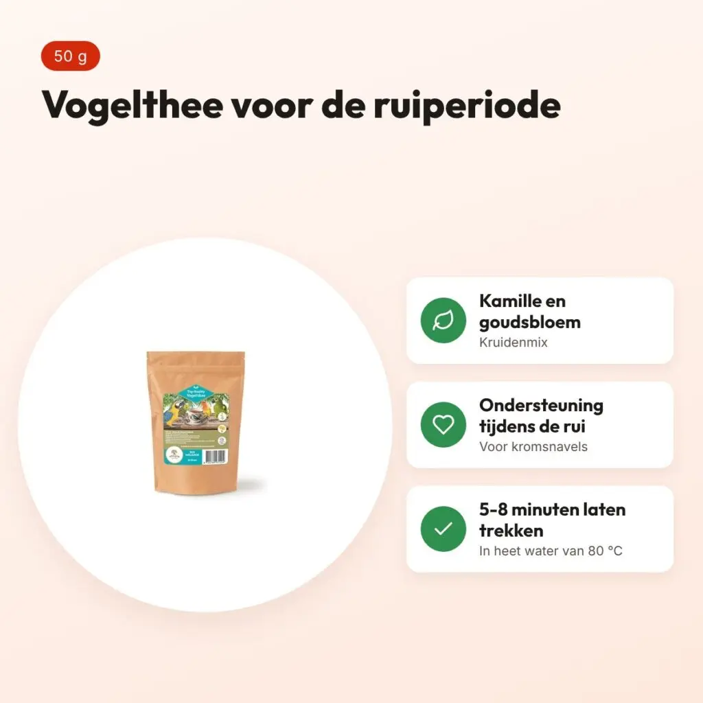 Utopia vogelthee Rui melange 50 g – kruiden voor kromsnavels – voordelen