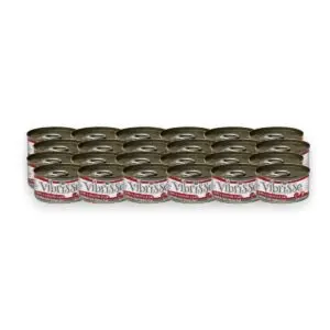 Vibrisse kattenvoer kip en kippenham 24 x 70 g – aanvullend natvoer