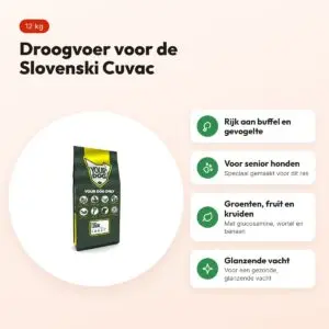 Yourdog hondenvoer Slovenski Cuvac Senior 12 kg – buffel en gevogelte – voordelen